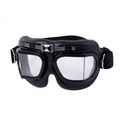 Black Aviator Motorcycle Style Goggles